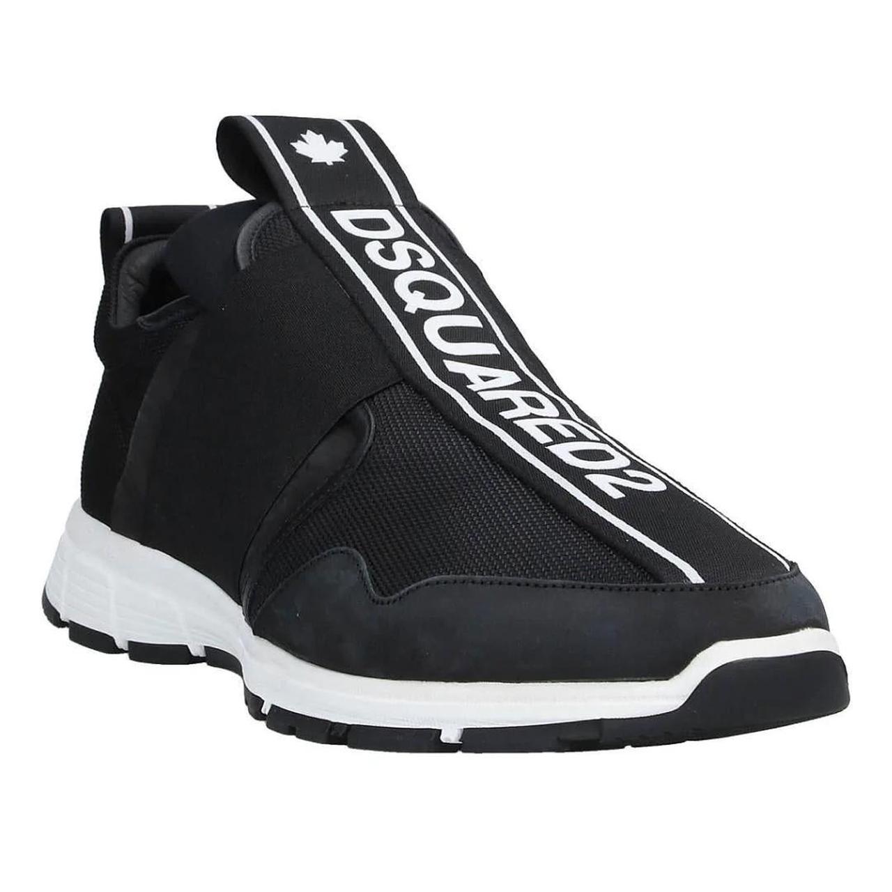 Dsquared2 Evolution Tape Low Top Black Sneakers....