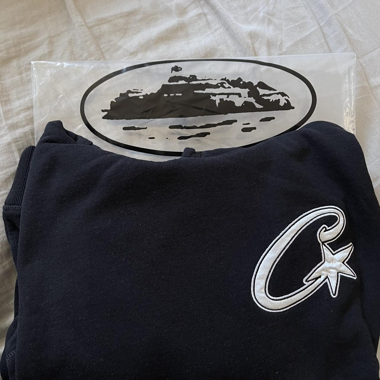 Corteiz C-STAR TRACKSUIT スウェット セットアップ M Corteiz SATIN C STAR APPLIQUÉ Black Tracksuit - XS.