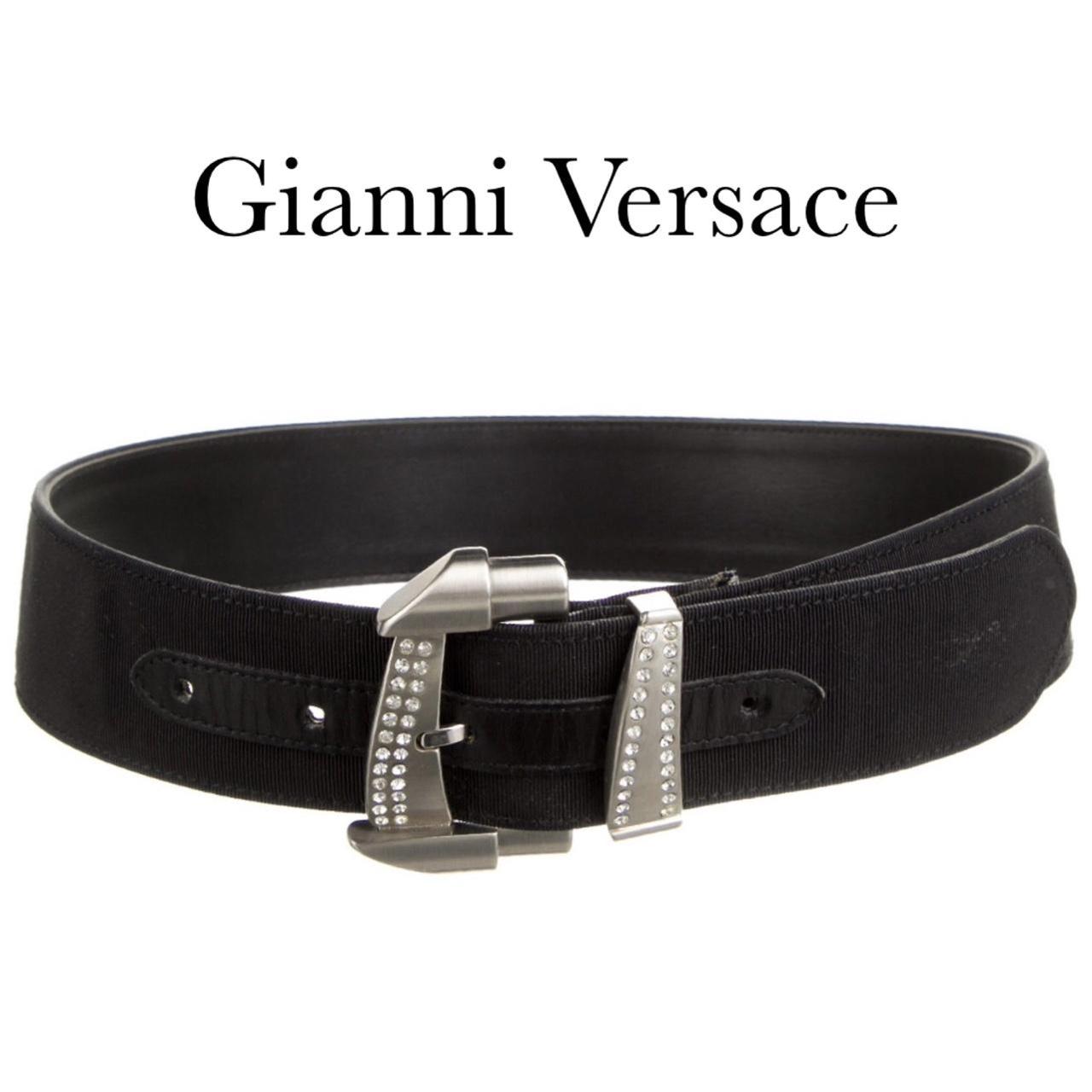 Gianni Versace Vintage 90’ Black Leather