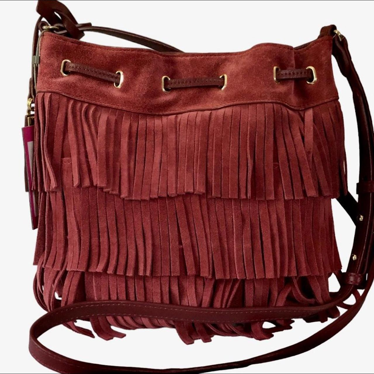 Vince camuto fringe on sale bucket bag