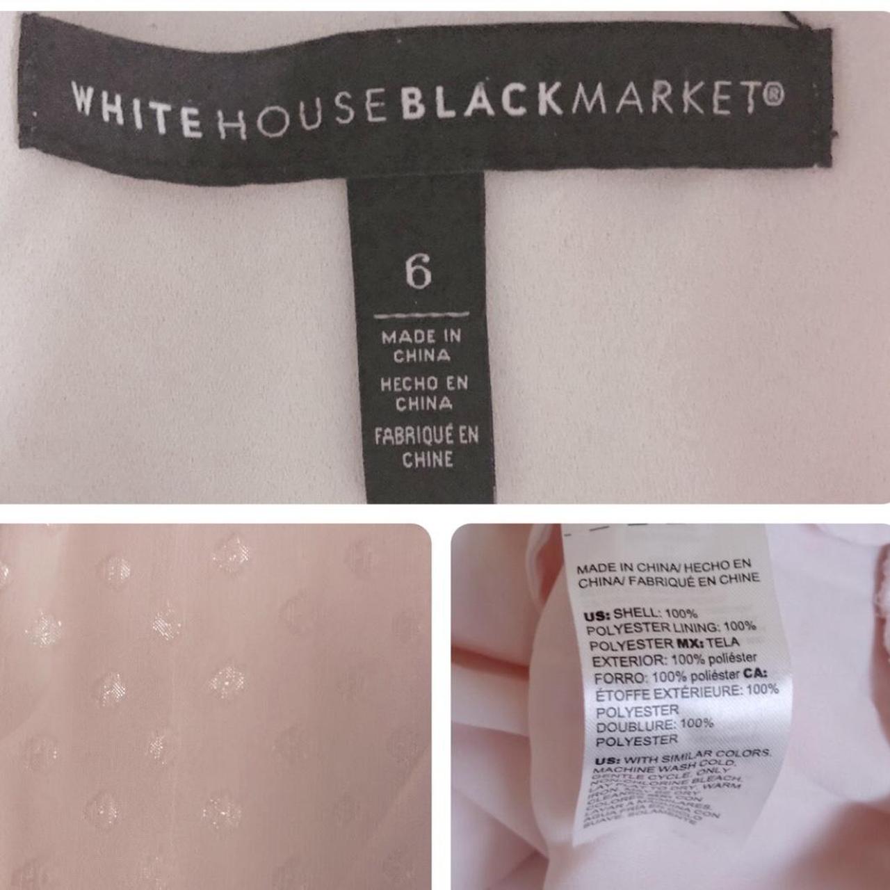 White House Black Market sheer pink blouse with mock | Depop White House Black Market sheer pink blouse with mock | Depop