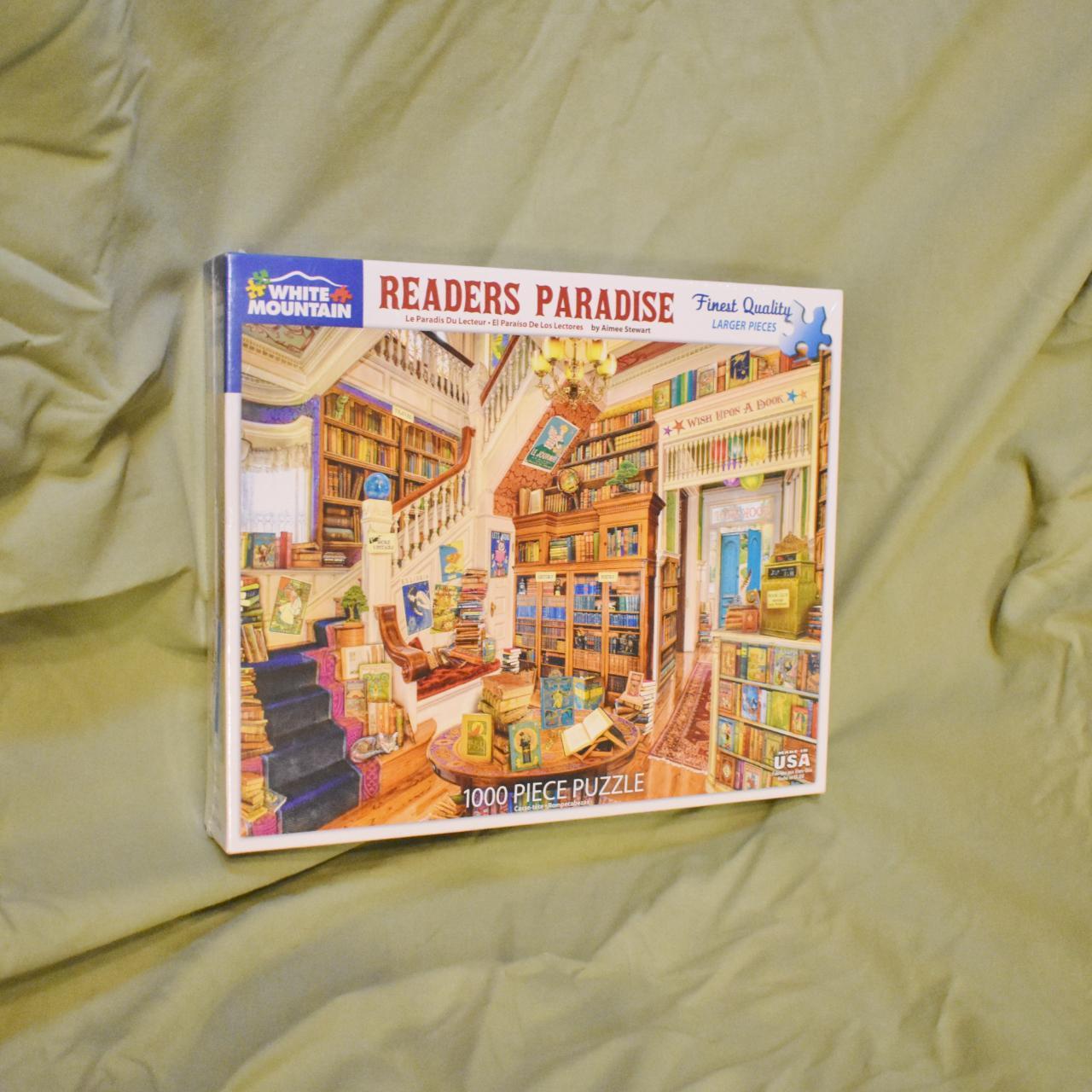 White Mountain Puzzles READERS PARADISE ジグソーパズル 1,000ピース＿並行輸入品 : White Mountain Readers Paradise - Cereal Boxes 1000