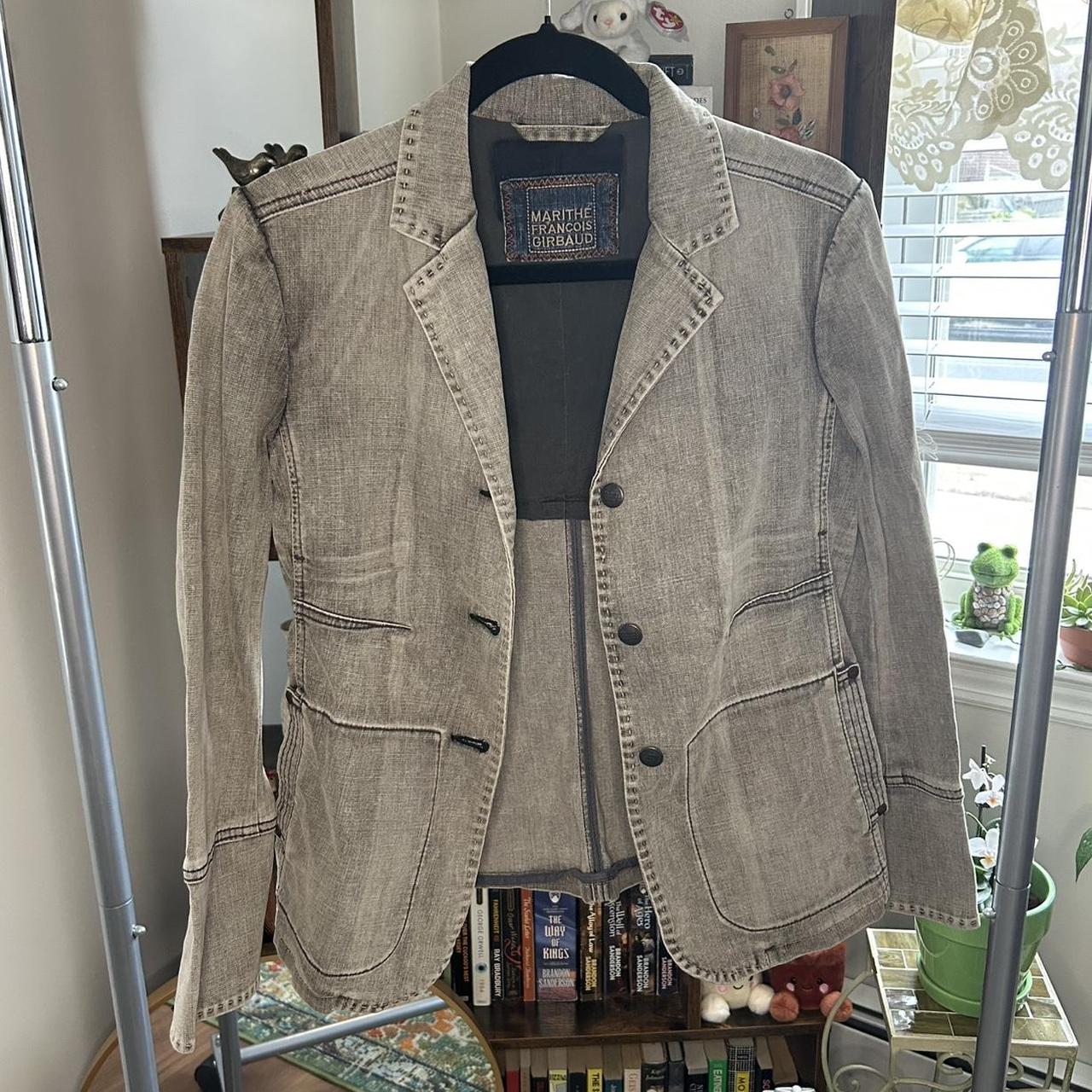Vtg 80s Giorgio Armani Cropped Hooded Bomber size | Depop