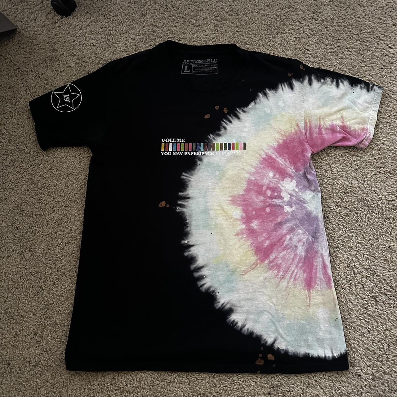 astroworld tie dye shirt