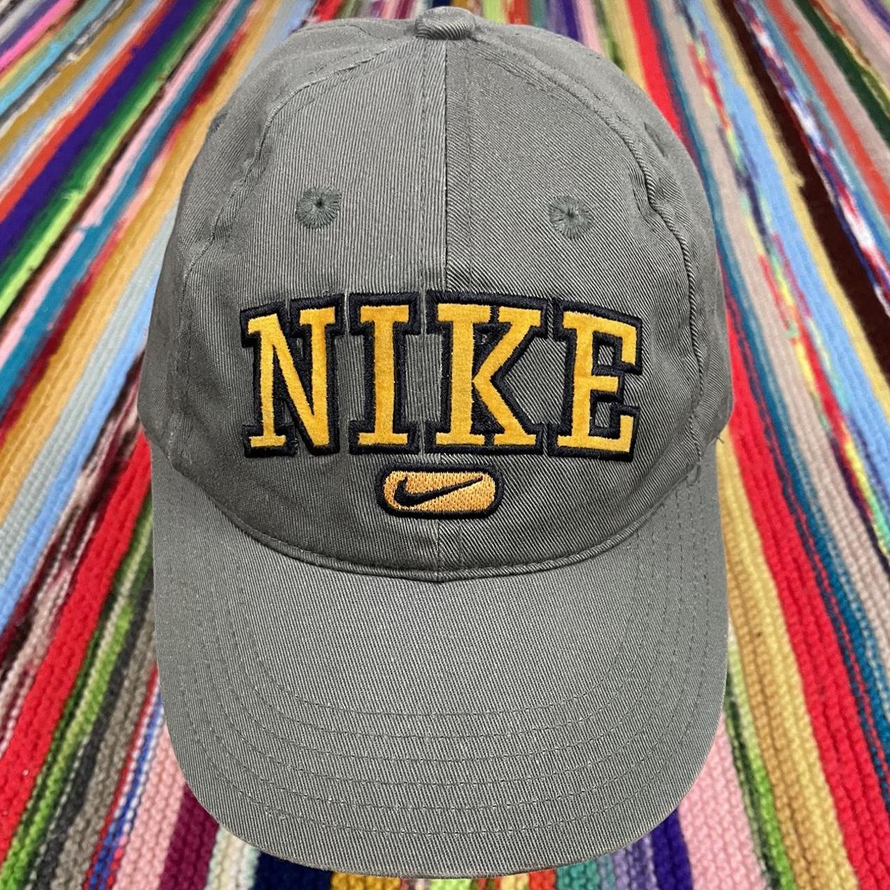 Nike Men's Green and Yellow Hat | Depop