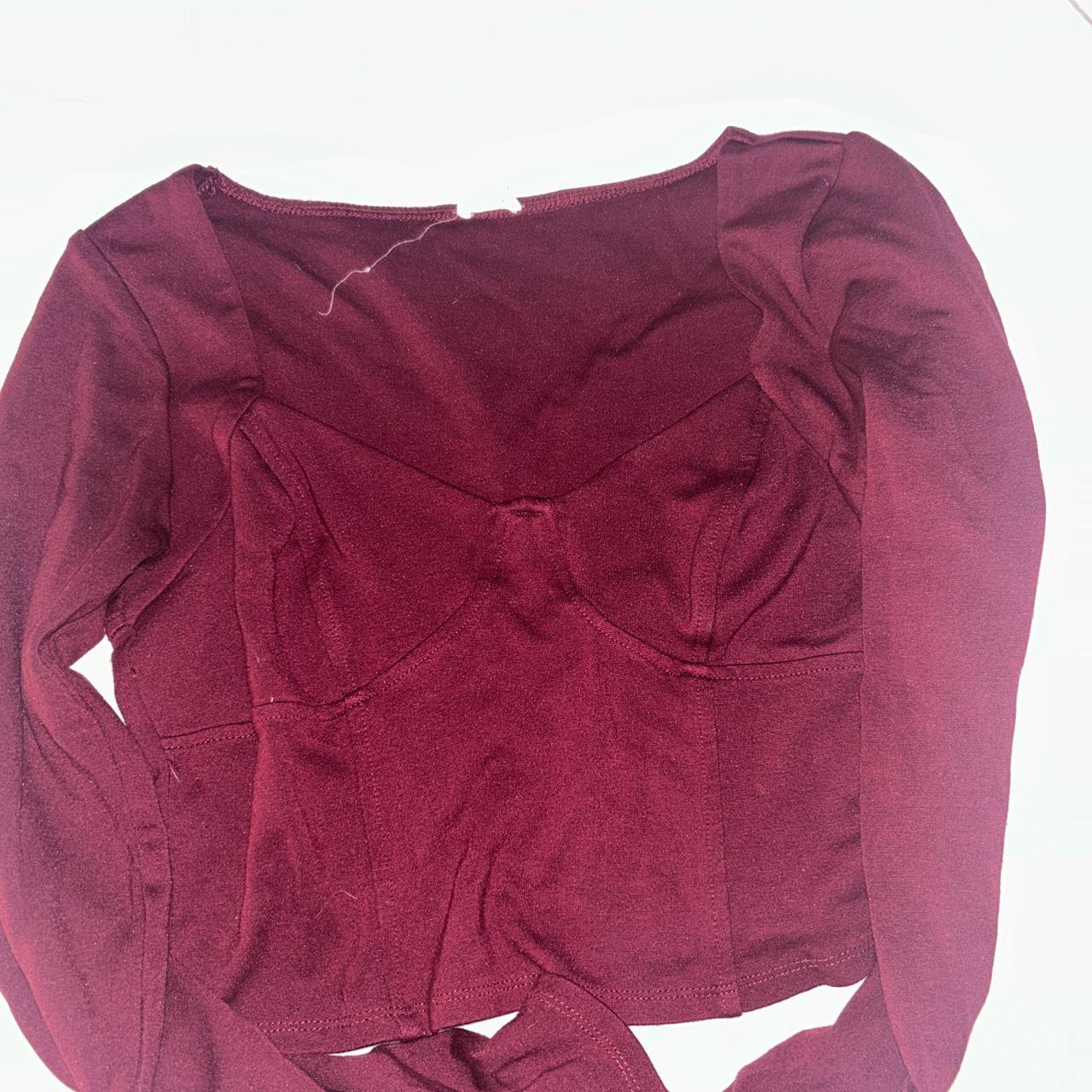 Garage Bustier Cropped Long Sleeve Good condition Depop