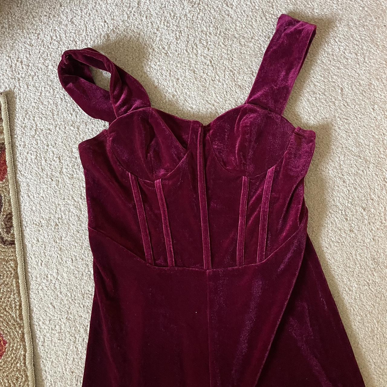 Cider Women's Burgundy and Red Jumpsuit Depop