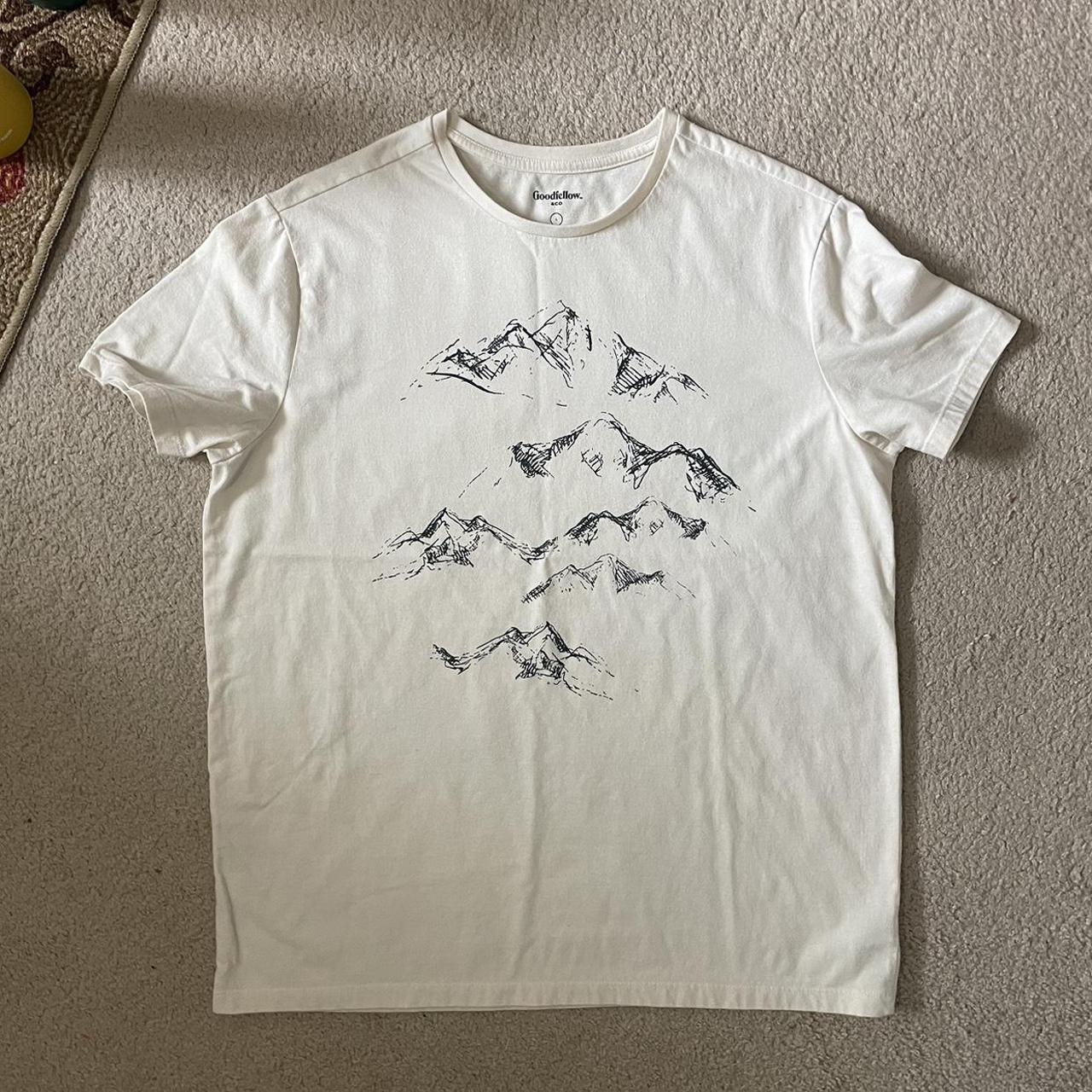 Goodfellow & Co. Men's White and Cream Tshirt Depop