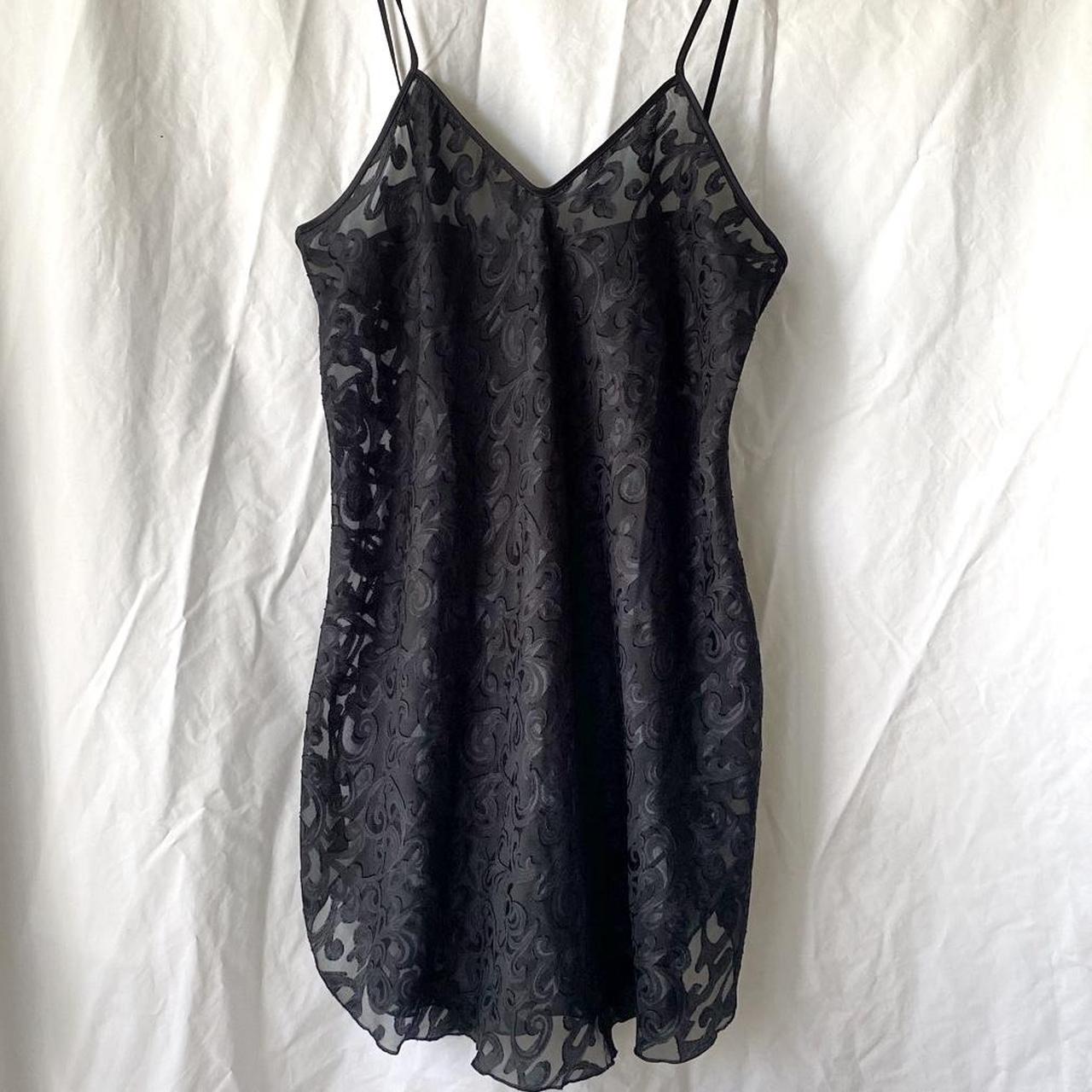 Stunning sheer slip with lace style... - Depop