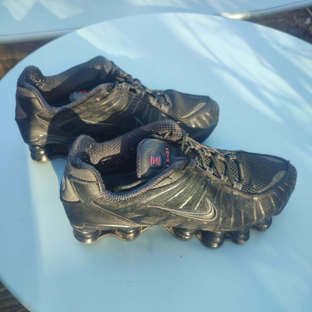 nike shox tl on foot