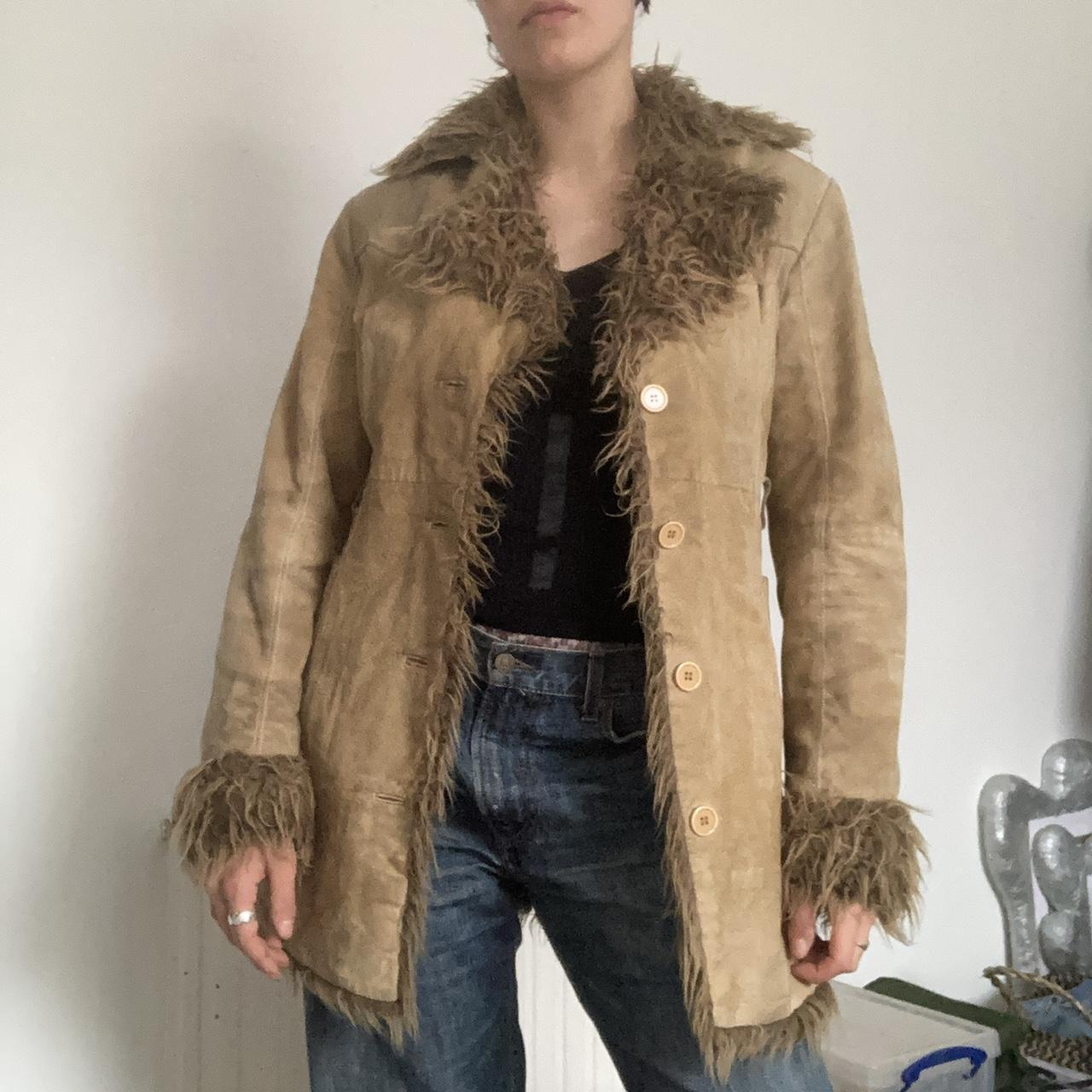 Women's Tan Coat Depop