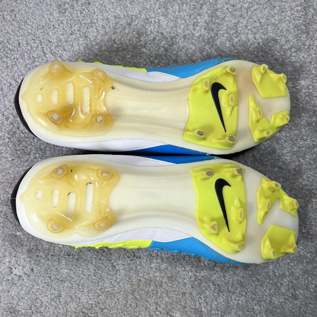 Nike Men's Blue and Yellow Footwear | Depop