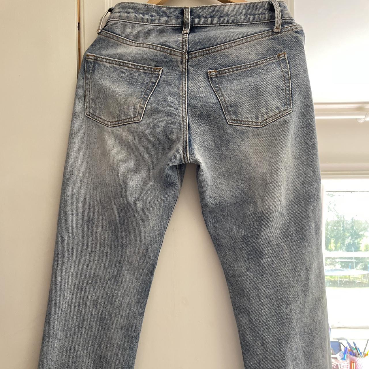 Brandy Melville addison jeans light wash straight... Depop