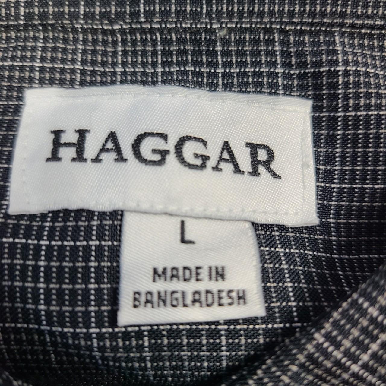 Haggar Men's Grey and White T-shirt (3)