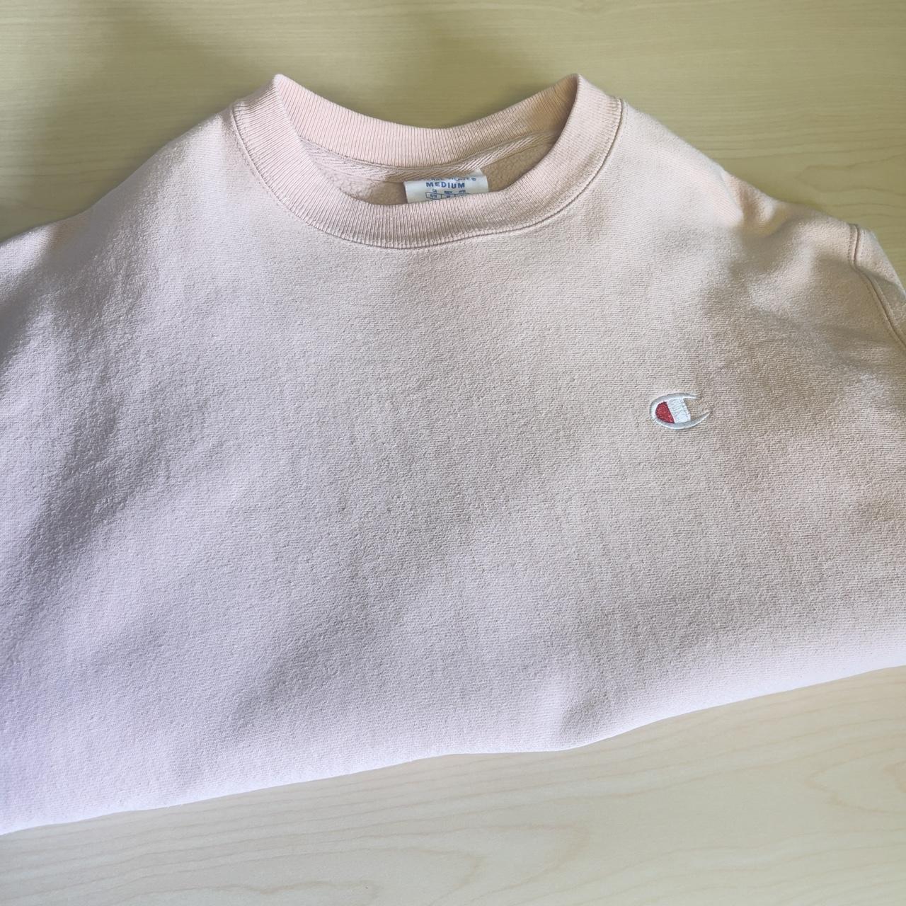 Pink Champion Sweatshirt Champion Sweatshirt Size... Depop