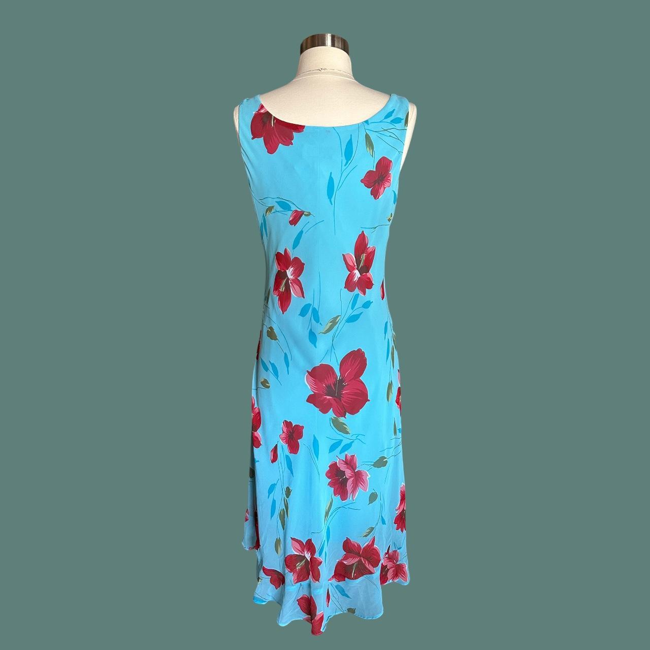 PAIGE Women's Blue and Red Dress (3)