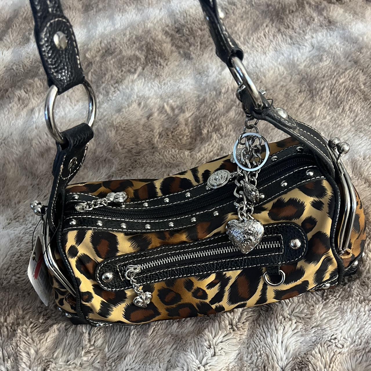 Kathy van best sale zeeland cheetah purse