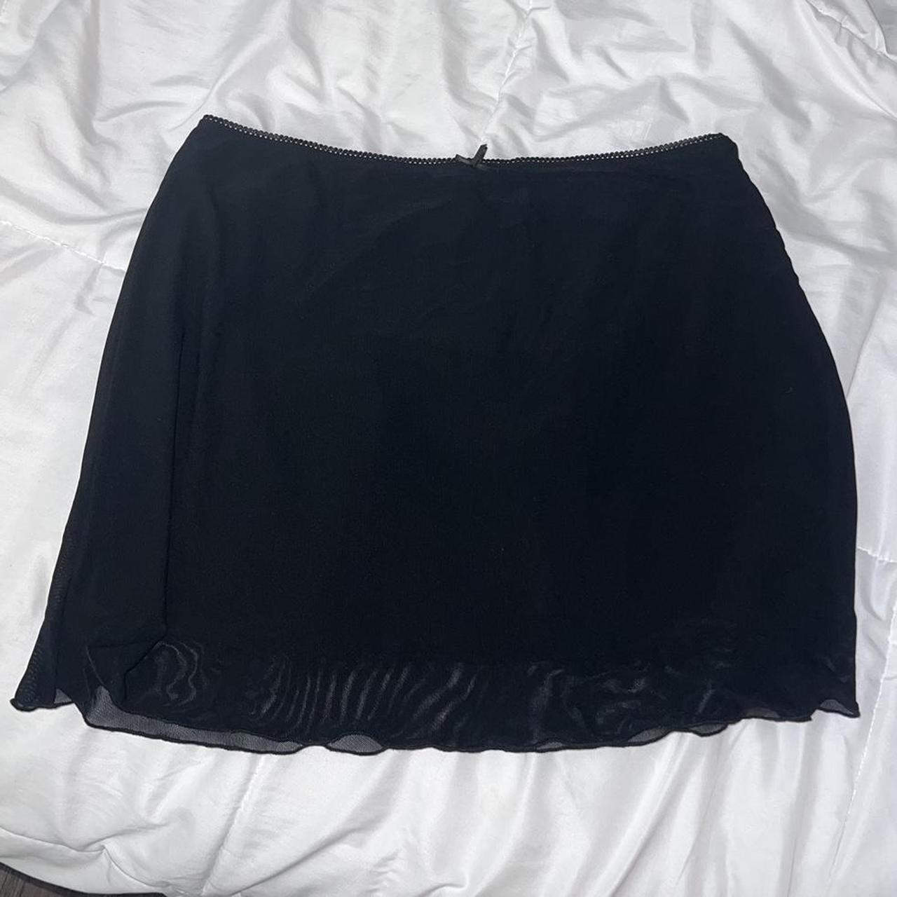 Black Brandy Melville Ciara Skirt Depop