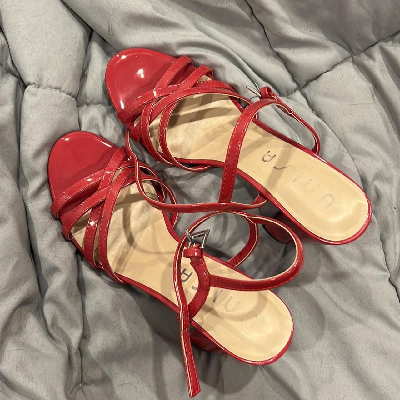 Unisa store red sandals