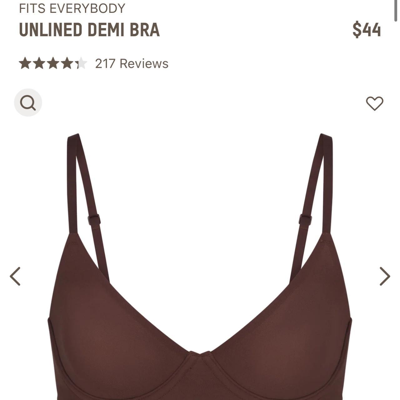 FITS EVERYBODY UNLINED DEMI BRA | SAND