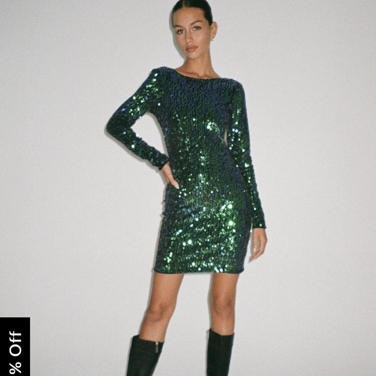 Motel rocks best sale green sequin dress