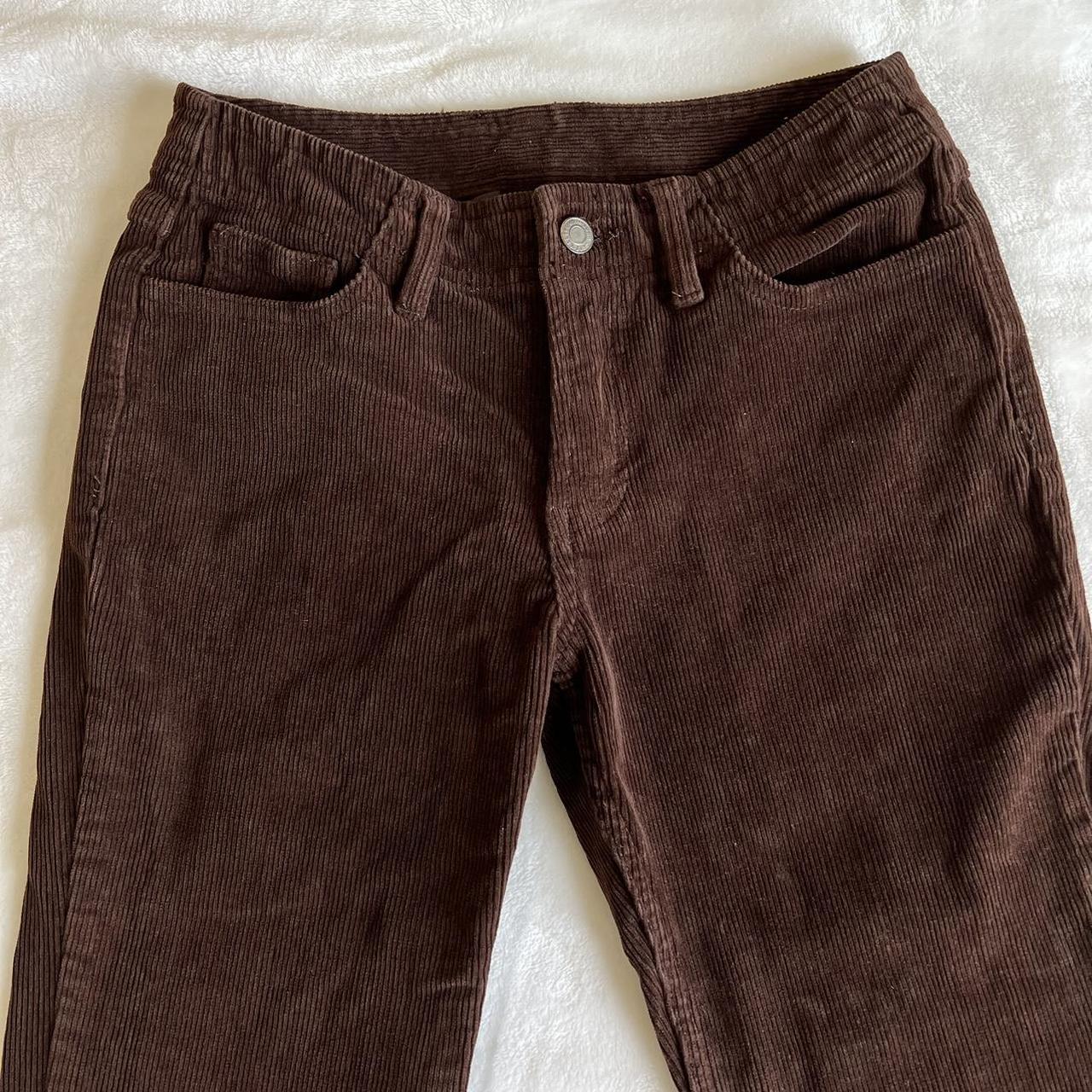 Brandy Melville Women's Brown Trousers Depop