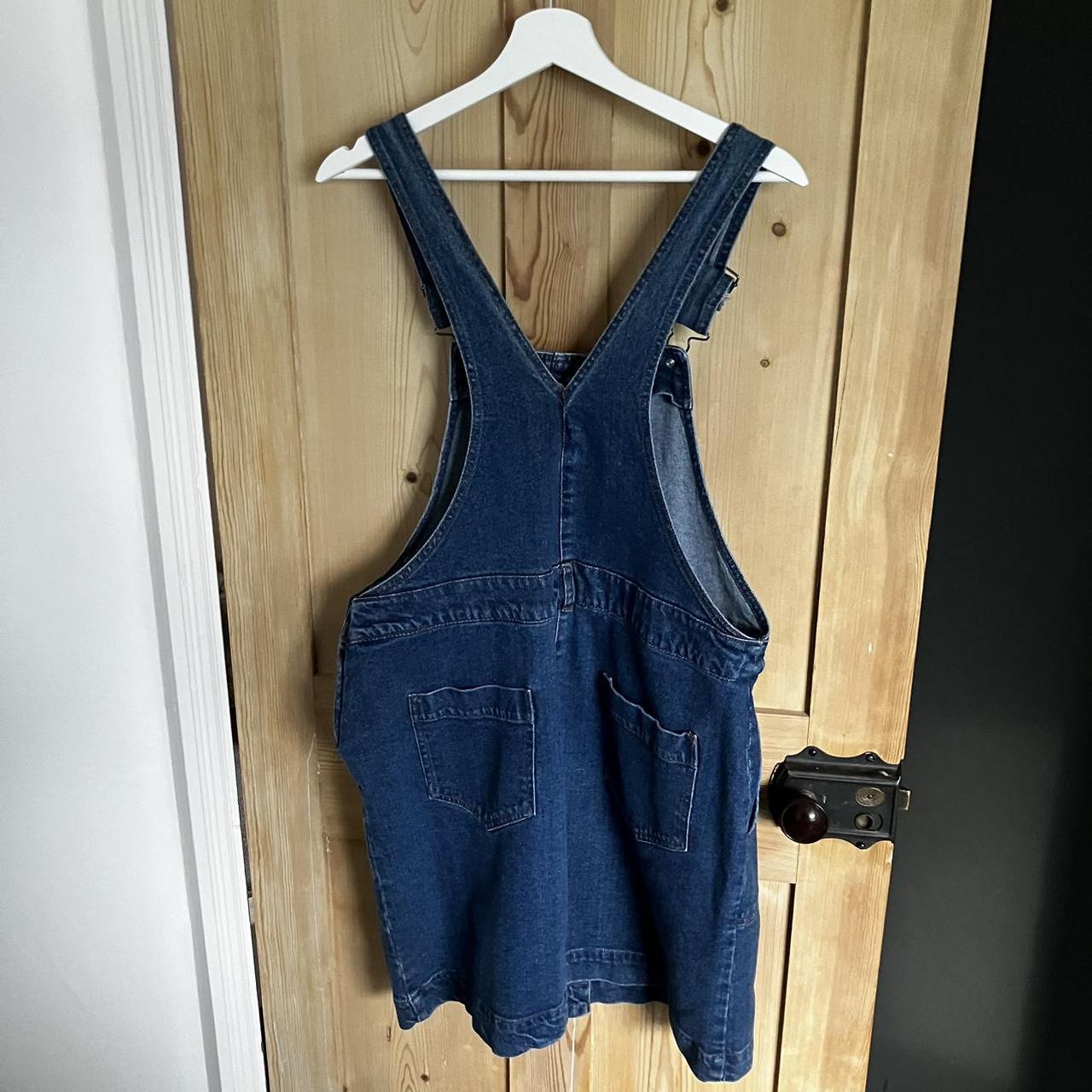 Size 18 red herring denim pinafore dungaree dress