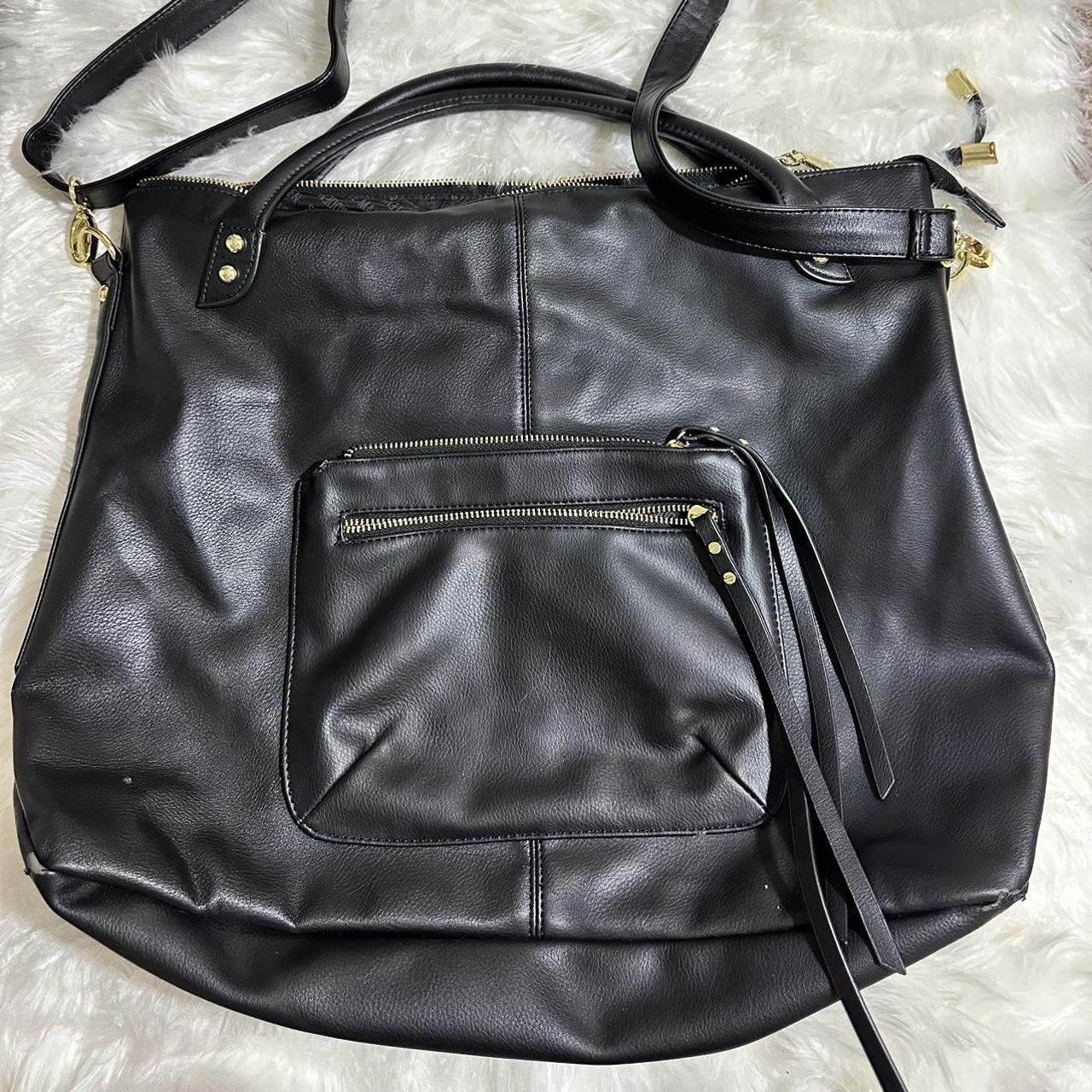 Steve Madden- black crossbody/ shoulder bag - Depop