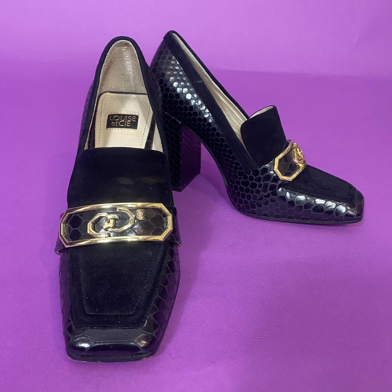 Louise outlet et Cie Leather Loafer Heels