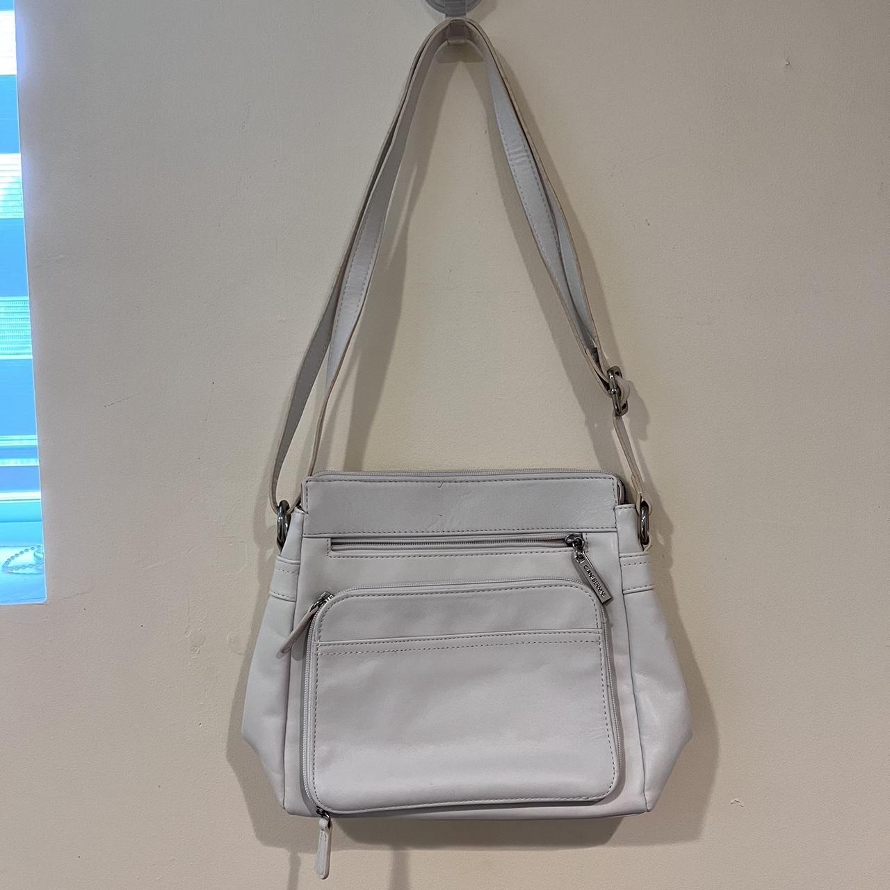 super cute white bag, in very good condition Depop
