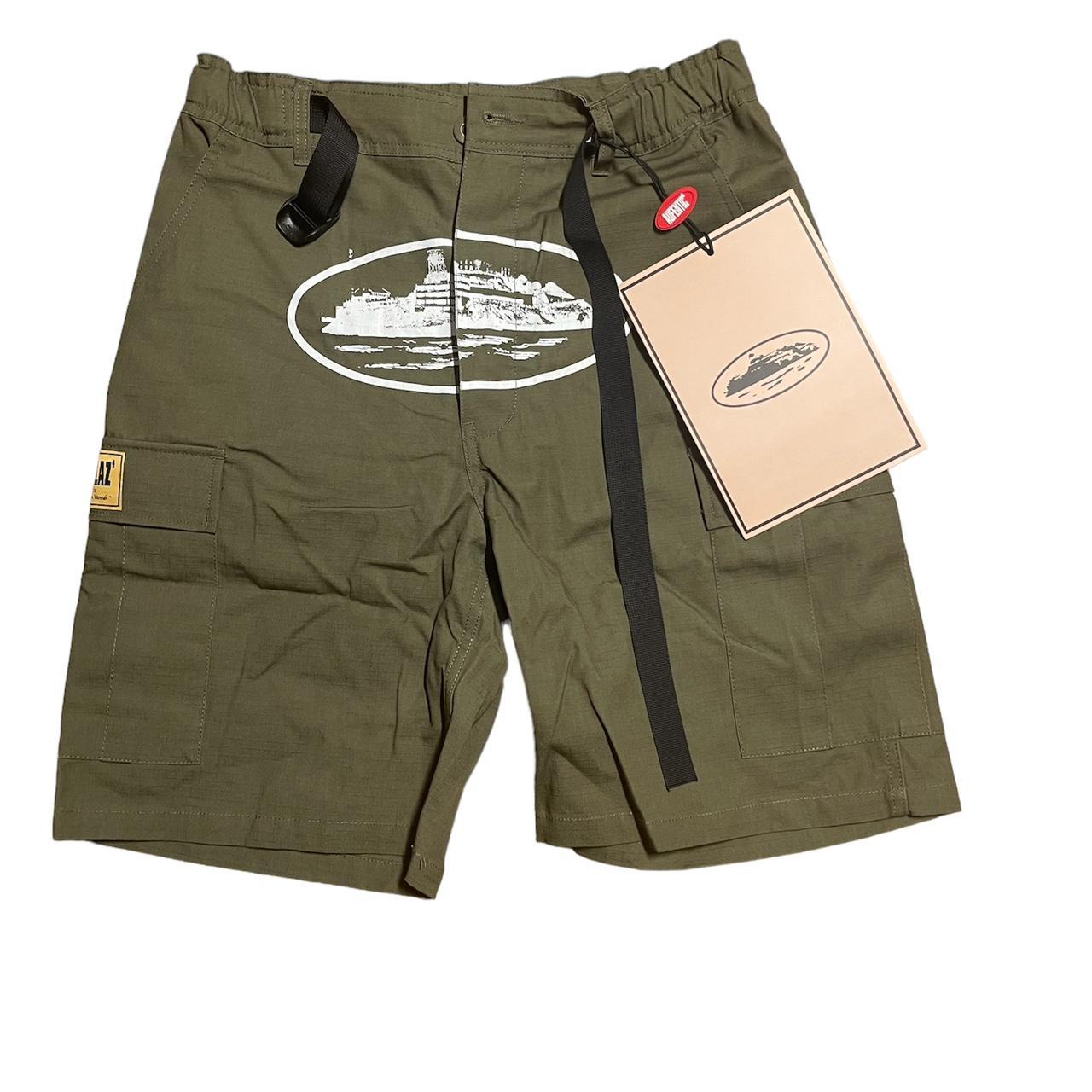 CRTZ RTW ALCATRAZ CARGO SHORTS [KHAKI GREEN] Sold... Depop