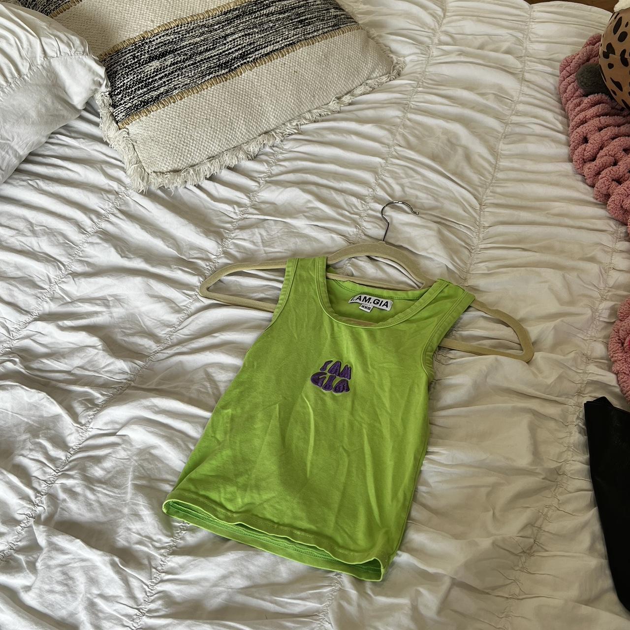 Super cute and stretchy I.AM.GIA top💚 very... - Depop