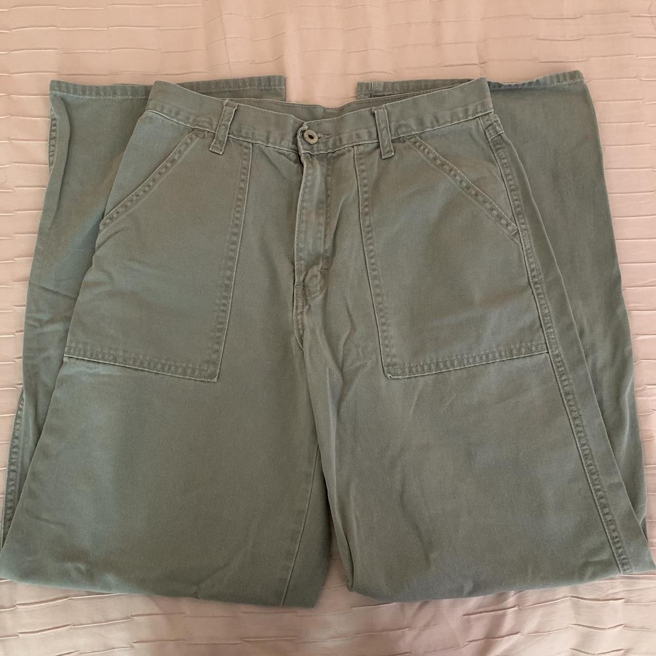 Women's Khaki Trousers | Depop