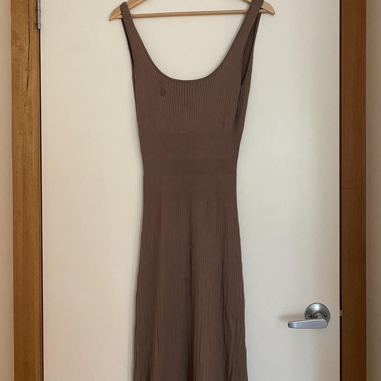brown glassons maxi dress. super flattering and... Depop