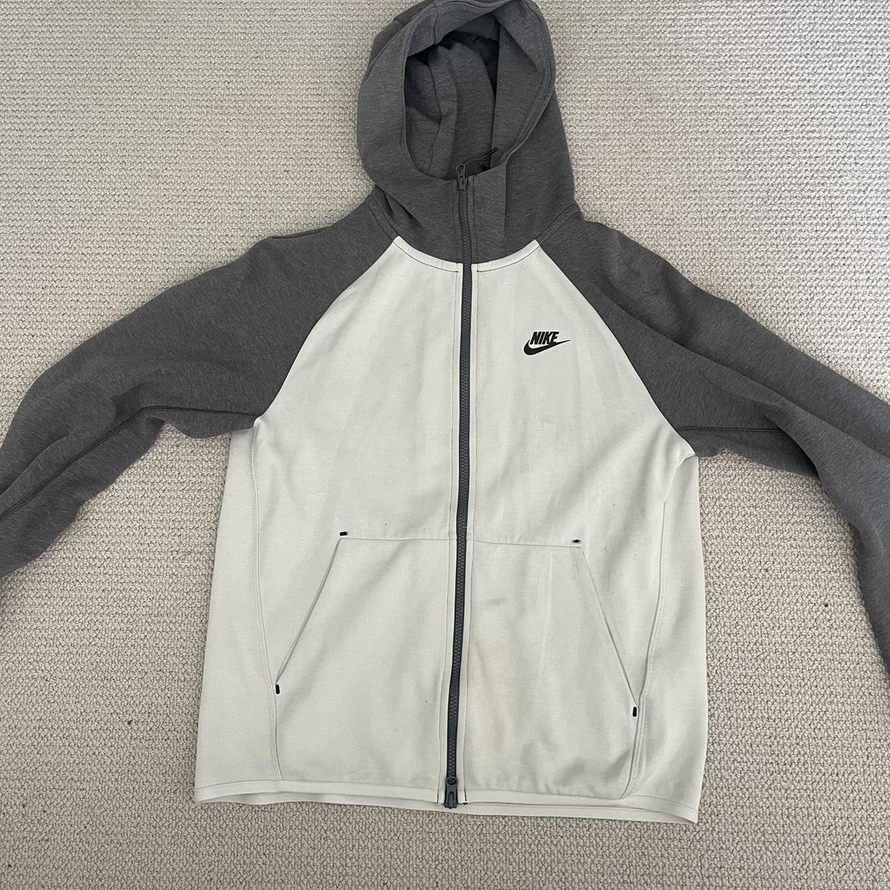black and grey tech fleece old season