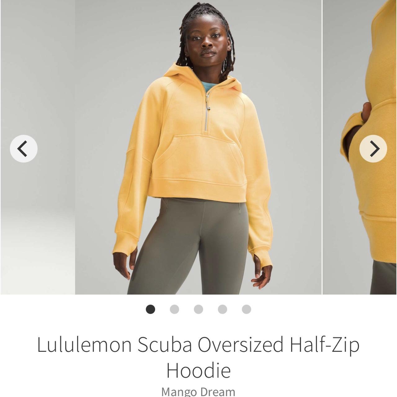 Lululemon selling scuba oversized half zip