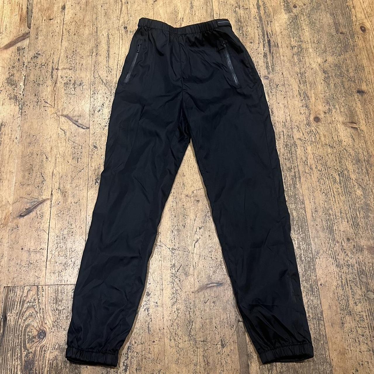 Prada nylon gabardine track 2024 pants