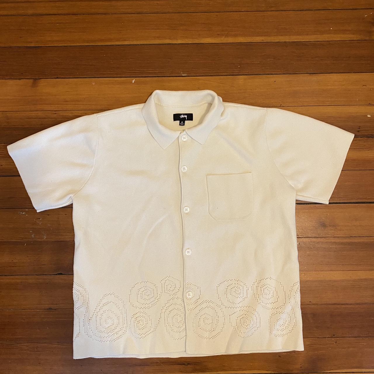 Stussy PERFORATED SWIRL KNIT SHIRT - シャツ