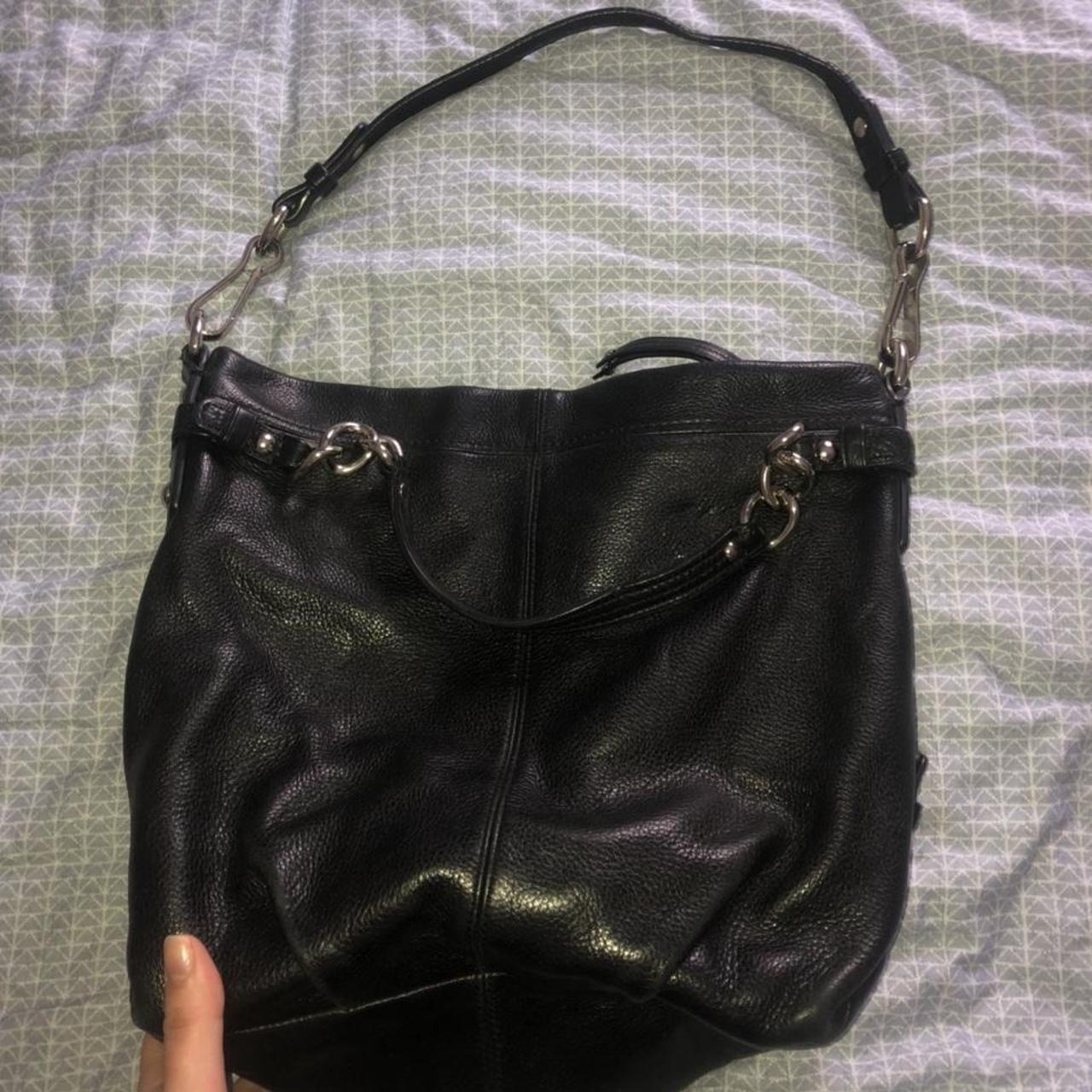 Coach Women's Black Bag | Depop