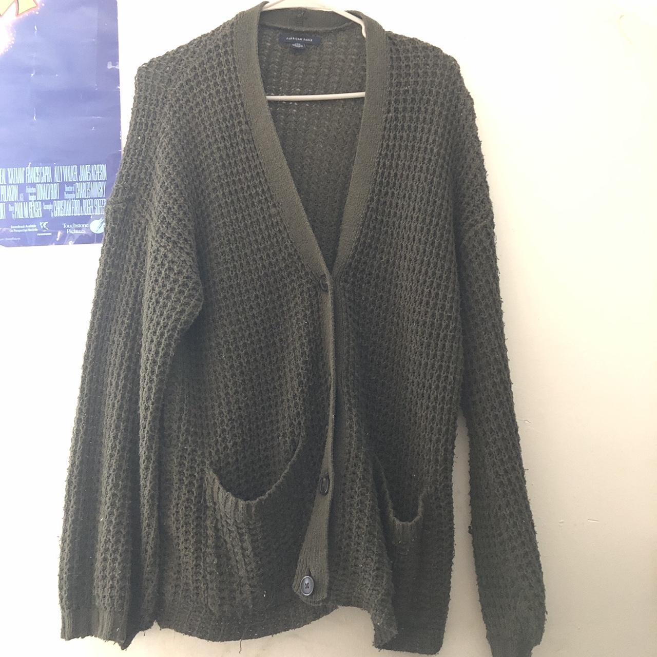 🔥AMERICAN EAGLE KNITTED CARDIGAN SIZE... Depop