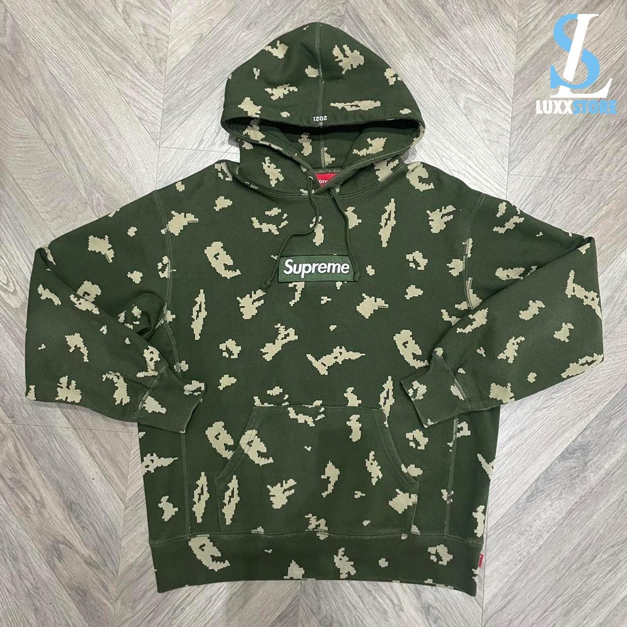 🔹Supreme Olive Russian Camo Box Logo hoodie   , 🔹From...