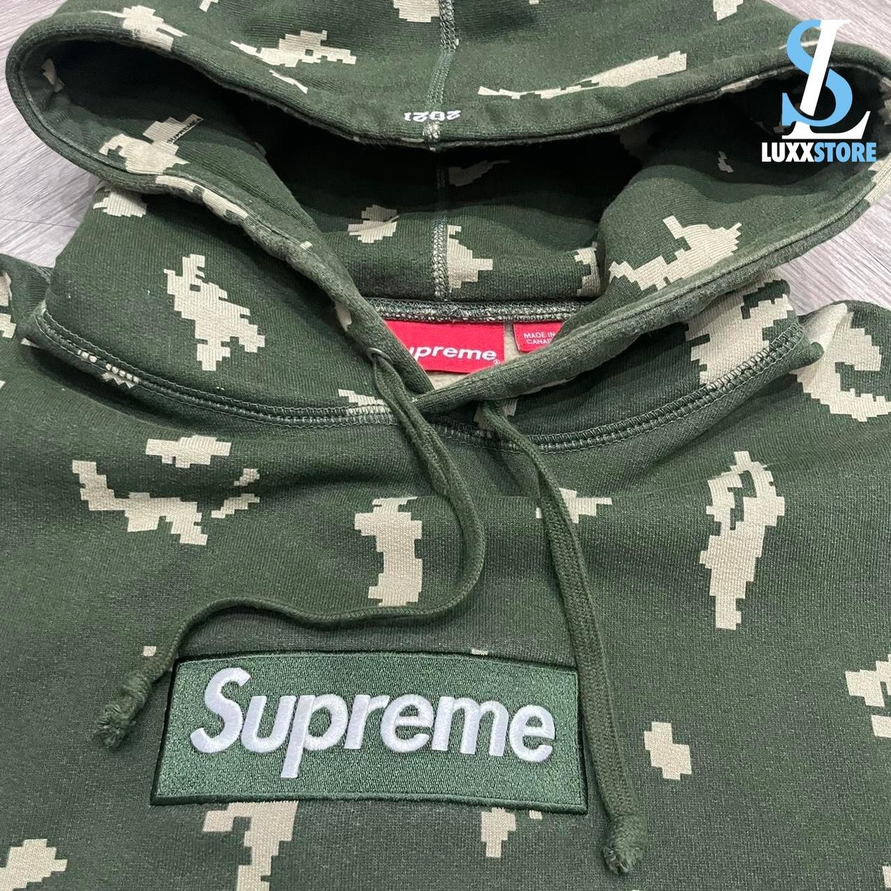 🔹Supreme Olive Russian Camo Box Logo hoodie   , 🔹From...