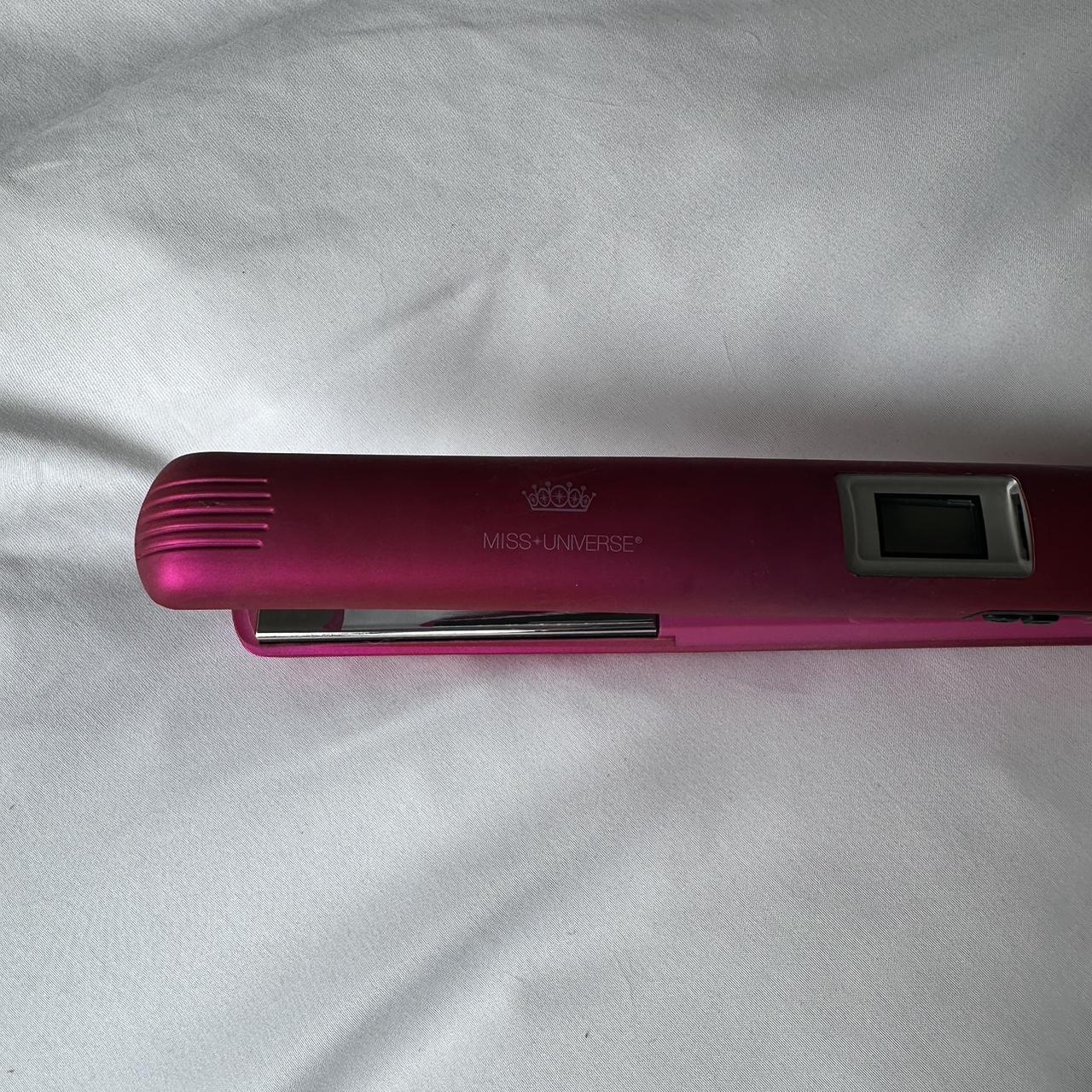 CHI miss universe hair straightener hot pink flat. Depop