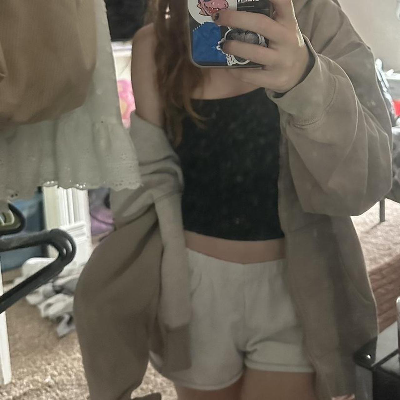 Brandy Melville Women's Cream Jacket Depop