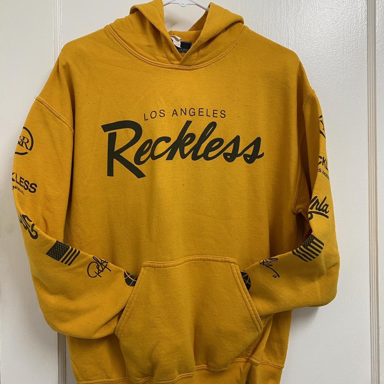 Yellow young and reckless hot sale hoodie