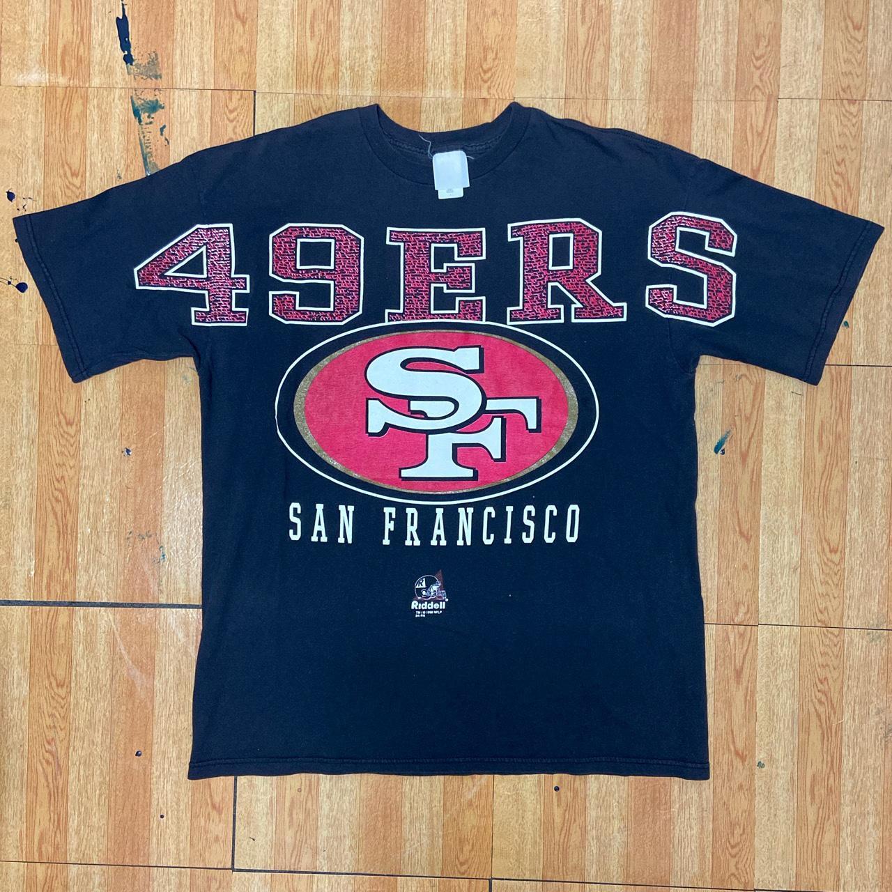 Mens vintage San Francisco 49ers / flintstones T - Depop