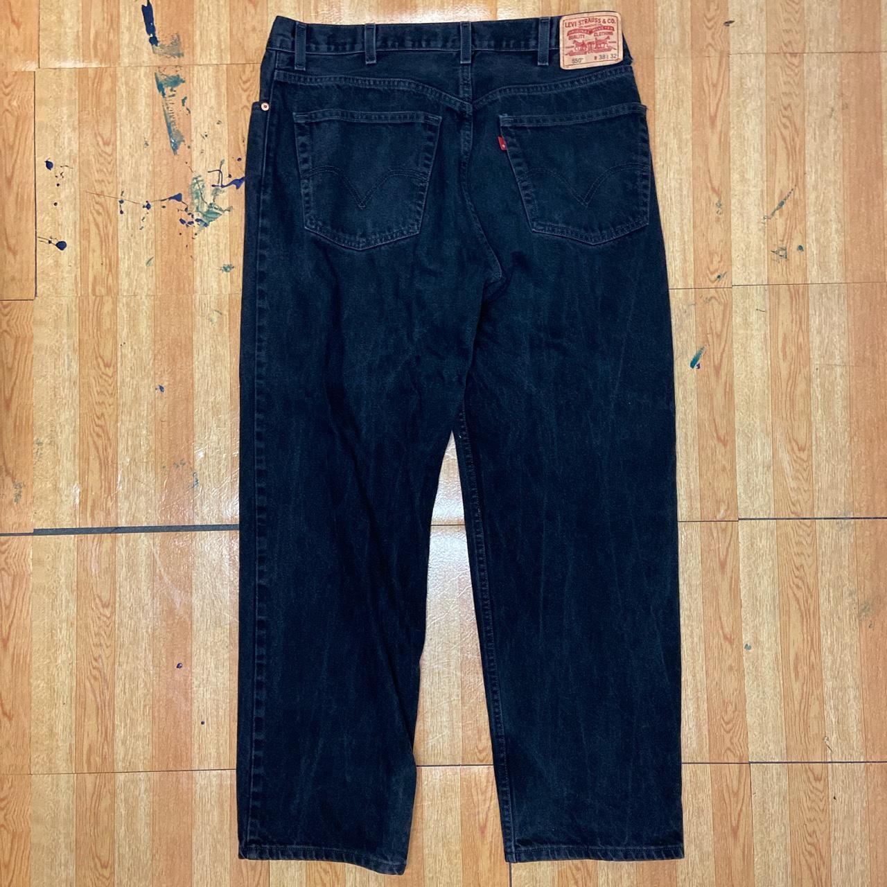 Levi's Made In Mexico Relaxed Fit 550 black Size:... - Depop