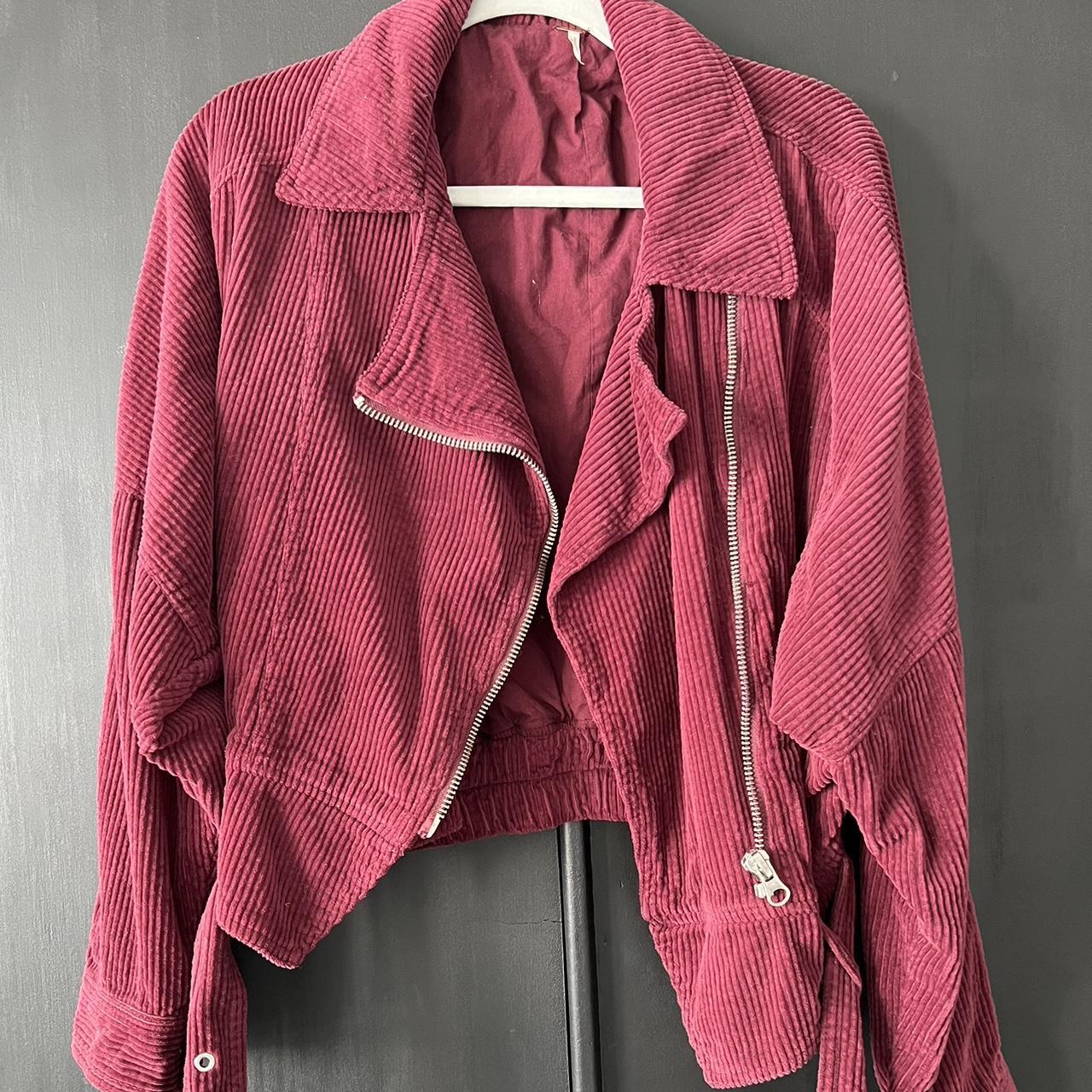 Free shops People Dolman Corduroy Moto Jacket