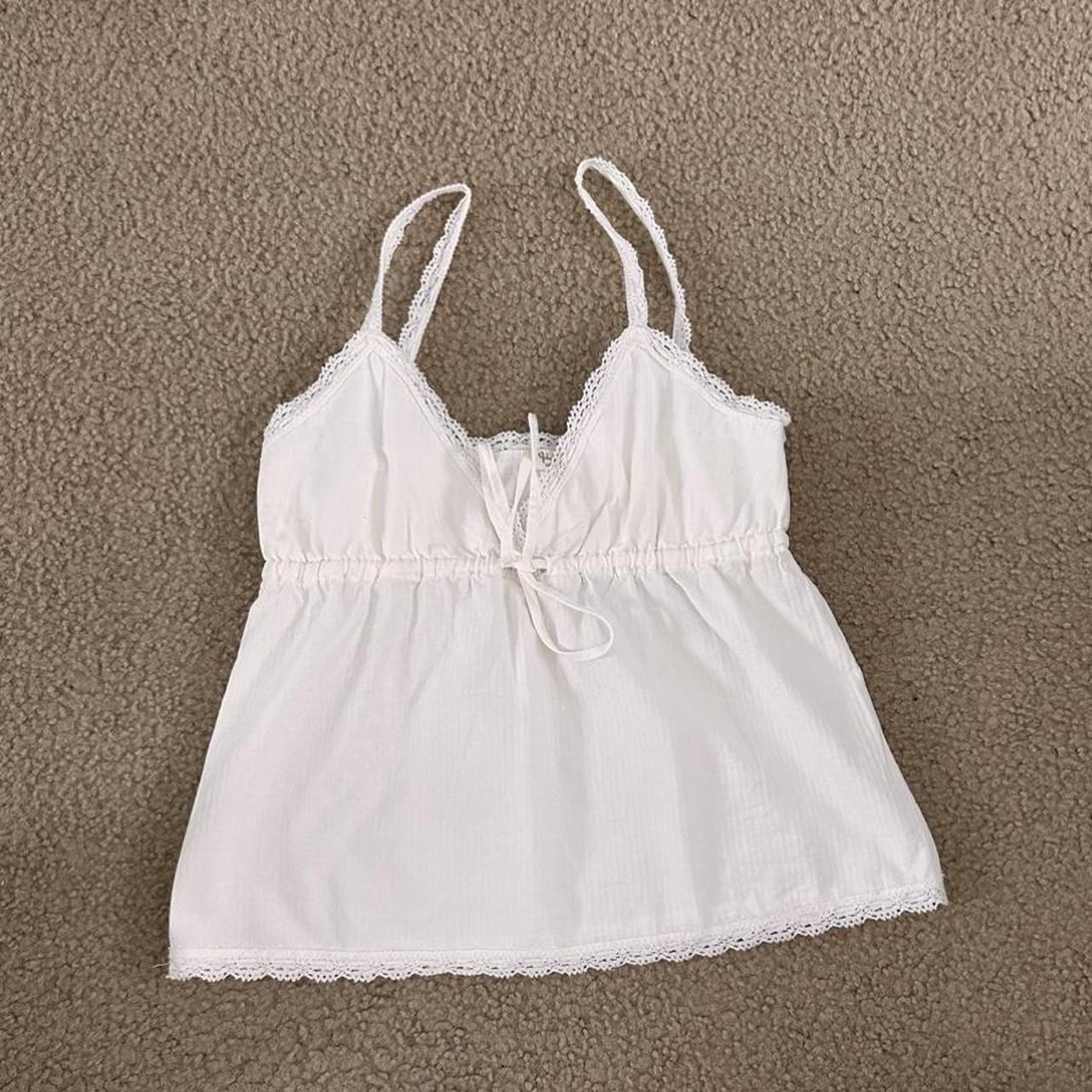 Brandy melville white tank top Depop