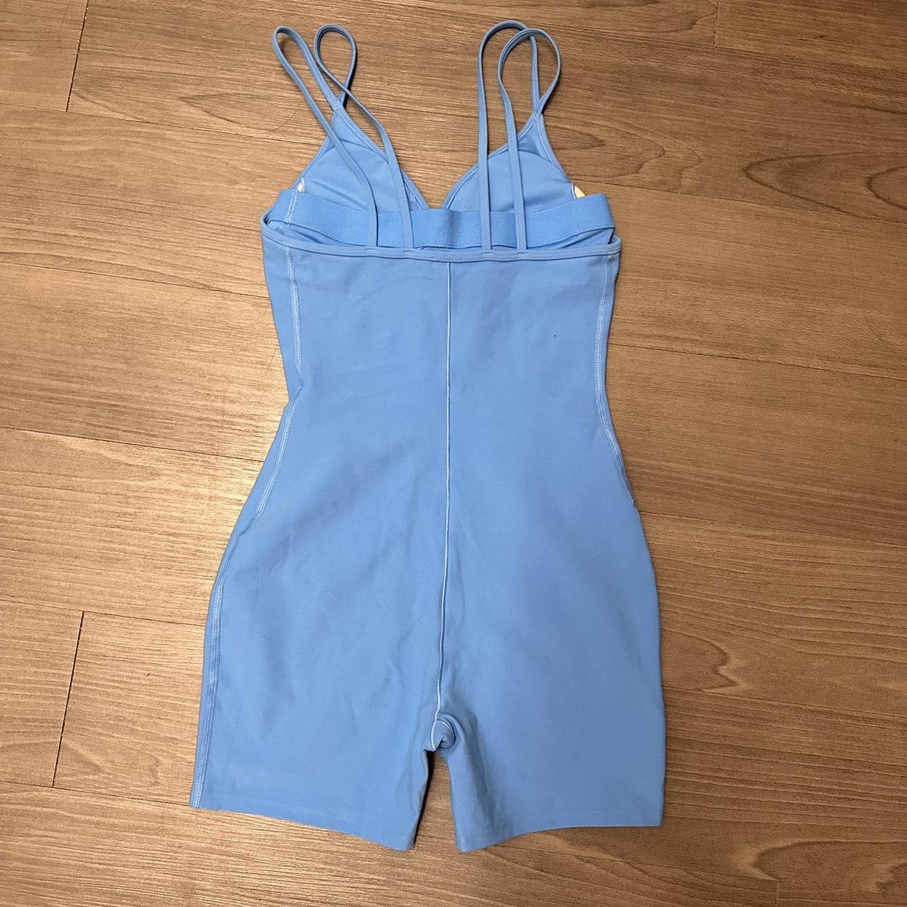 ALO BLUE BODYSUIT Alosoft Suns Out Onesie OG... - Depop